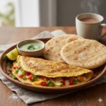 Omelet w/Chapati